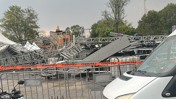 Esto es todo lo que se sabe sobre el desplome del escenario en Gustavo A. Madero donde se iba a presentar Alicia Villareal.