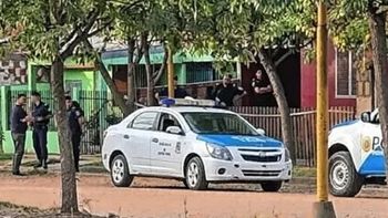 La escena donde fue encontrada muerta la adolescente. Foto: Uno Entre Ríos.