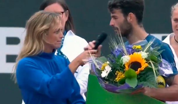 Juan Ignacio Londero quiso hablar en inglés en Bastad y su discurso dio la vuelta al mundo