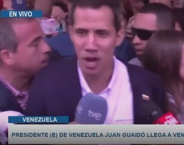 Así fue el regreso de Juan Guaidó a Venezuela