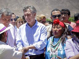 Macri en Humahuaca.&nbsp;