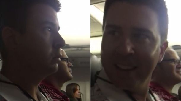 VIDEO: Se enteró que la esposa está embarazada a través del piloto del avión