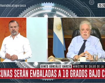 Ginés González García y la vacuna: Nunca dejamos de conversar con Pfizer