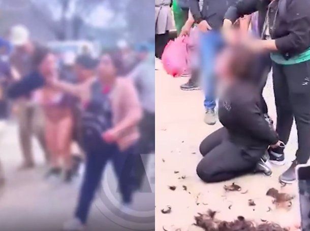 Video: acusaron de robar a una tucumana en Bolivia y la desnudaron en plena calle