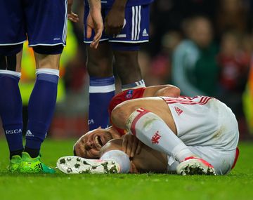 La dura lesión de Zlatan Ibrahimovic
