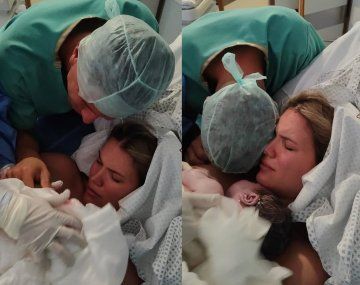 Gianluca Simeone y Eva Bargiela dieron la bienvenida a su primer hijo: Faustino.