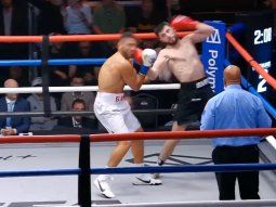 Demoledor nocaut: desde Las Vegas, Dzambekov sacudió al mundo del boxeo