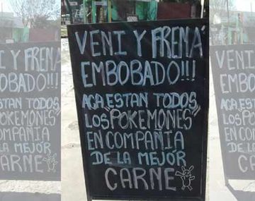 La Poke carnicería: el ingenioso cartel para atraer clientes