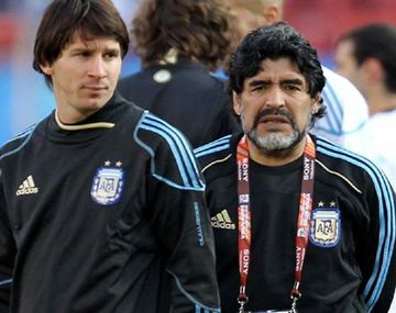 Maradona agradeció el gesto de los jugadores de Argentina