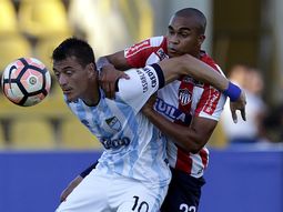 Leandro González ante Junior en Cartagena Leandro González ante Junior en Cartagena