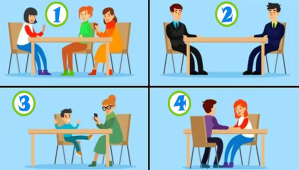 La mesa que elijas revelará rasgos sobre vos.