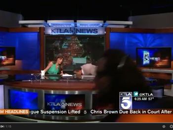 Sismo en el sur de California: así se sintió en un canal de TV