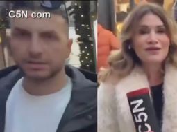 atacaron en vivo a una periodista de c5n en roma: me secuestro el telefono atacaron en vivo a una periodista de c5n en roma: me secuestro el telefono