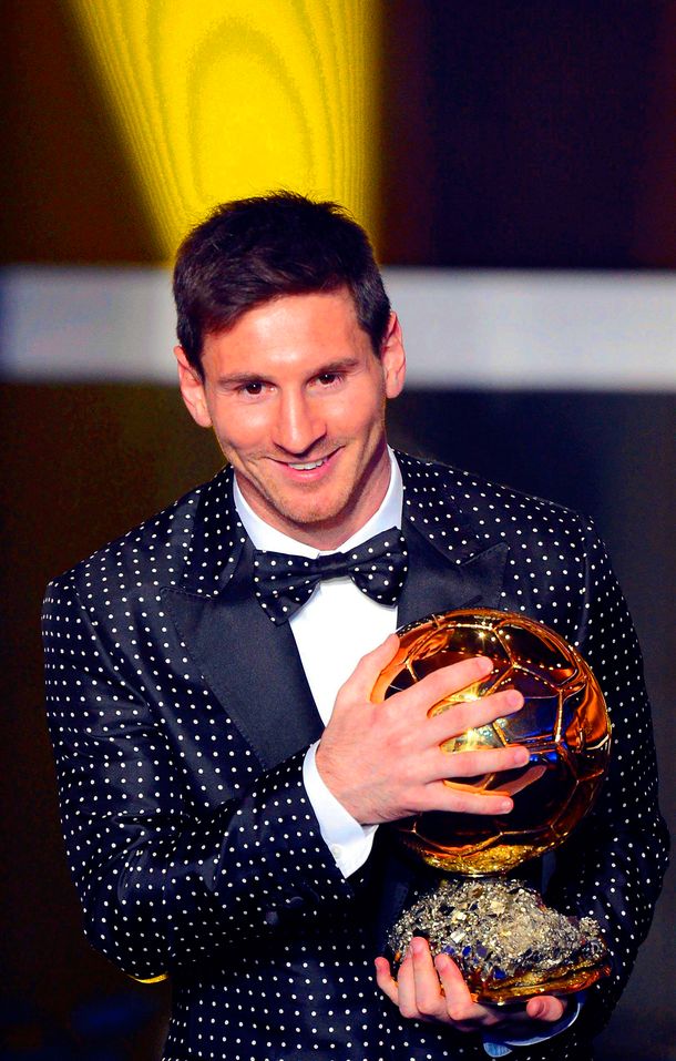 Messi ganó el Balón de Oro por cuarta vez consecutiva