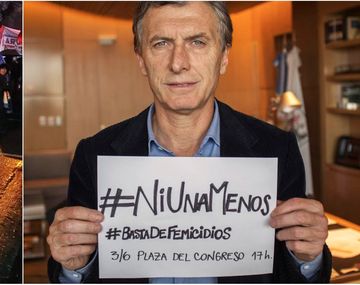 Mauricio Macri convocaba a la marcha contra los femicidios
