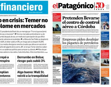 Tapas de diarios del viernes 19 de mayo de 2017