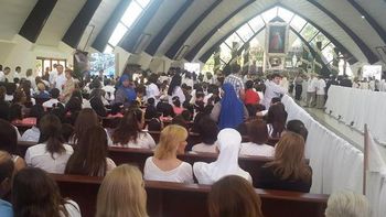 El santuario de la Divina Misericordia ya está colmado a la espera de Francisco. El santuario de la Divina Misericordia ya está colmado a la espera de Francisco.