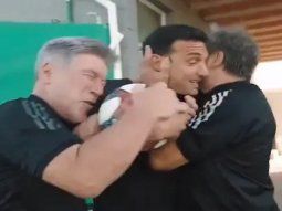 También es actor: el video de Scaloni en la presentación de la despedida de Maxi Rodríguez