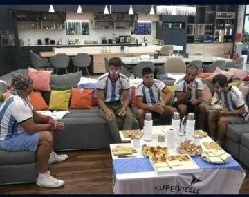 Así se prepararon en GH para el partido de Argentina