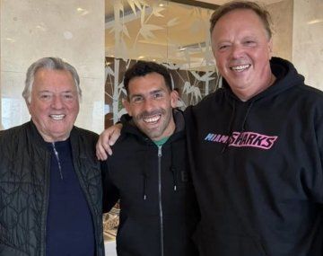 Luis Barrionuevo, Carlos Tevez y Juan Nápoli
