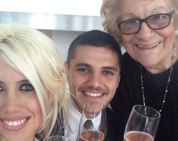 Las fotos íntimas del festejo de Wanda Nara y Mauro Icardi