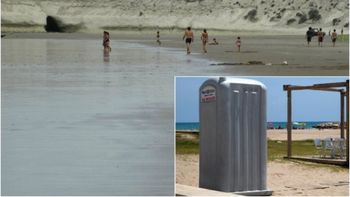 insolito: robaron un bano quimico en una playa de chubut insolito: robaron un bano quimico en una playa de chubut