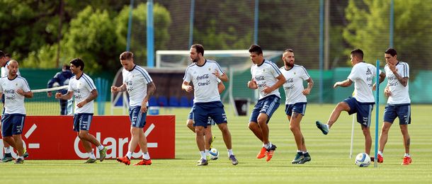 Argentina entrena pensando en Brasil