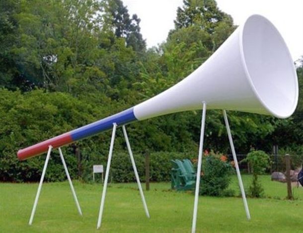 La vuvuzela gigante se activará con el inicio del Mundial