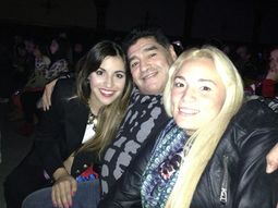 Gianinna, con su papá y Rocío Oliva Gianinna, con su papá y Rocío Oliva