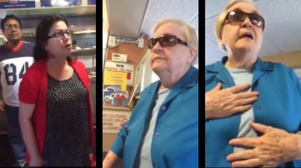 Una anciana insultó a una latina por su acento: Hablá inglés o andate de América
