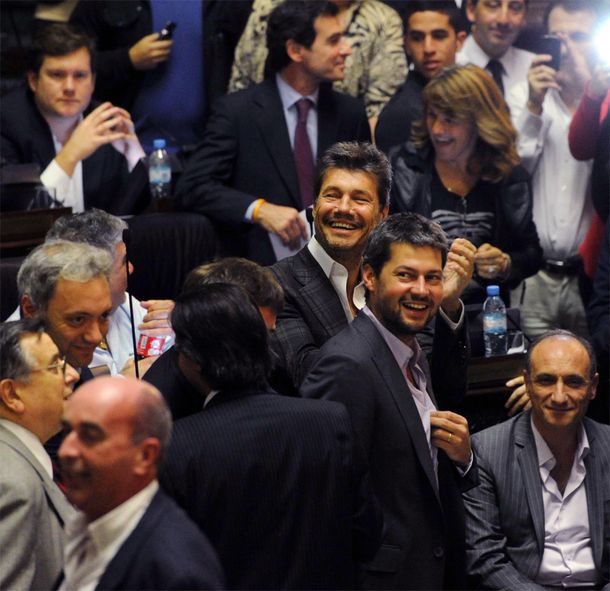 La alegría de Marcelo Tinelli en el primer aniversario del #15N