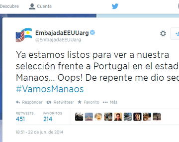 Como un argentino más: así vivió la embajada de EE.UU. en el país el partido con Portugal