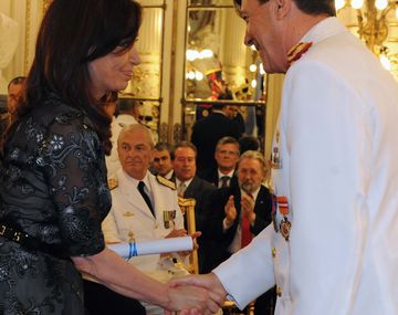 CFK encabezó acto de ascenso de oficiales de las FF.AA.