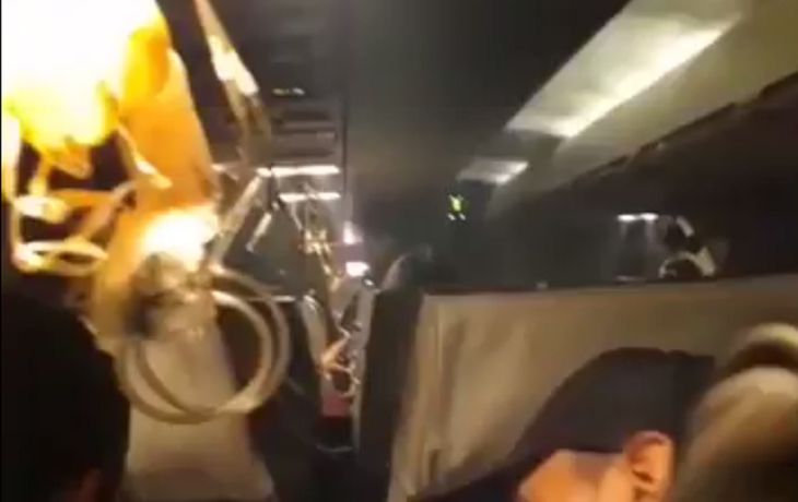 VIDEO: Terror por un desperfecto en el vuelo de Oriente Petrolero