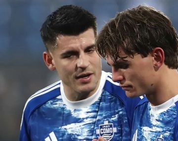 Nico Paz erró un penal en la última y lloró tras el empate de Como ante Atalanta