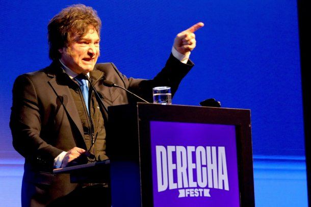 Javier Milei en la 