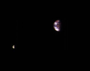 Así se ve la Tierra desde Marte