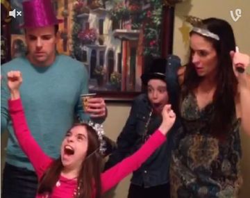 Familia decidió empezar el año a lo loco y lo logró