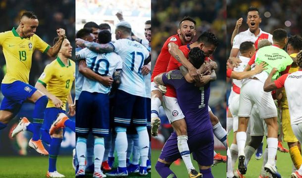 Así quedaron las semifinales de la Copa América