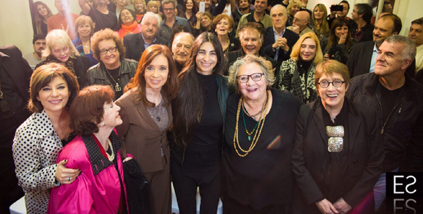 Actores y referentes de la cultura se reencontraron con Cristina Kirchner