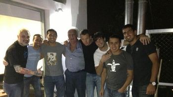 riquelme y basile vieron juntos a la seleccion riquelme y basile vieron juntos a la seleccion