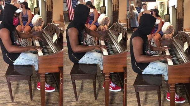 VIDEO: Tocó un piano de U$S 200, le regalaron un Steinwey