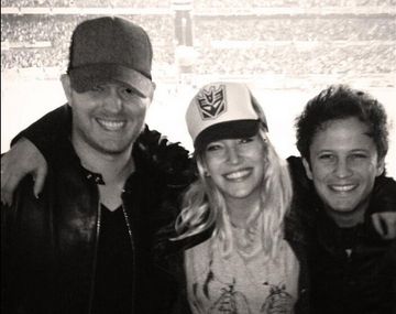 Los hermanos Lopilato llevaron a Bublé a la cancha de River