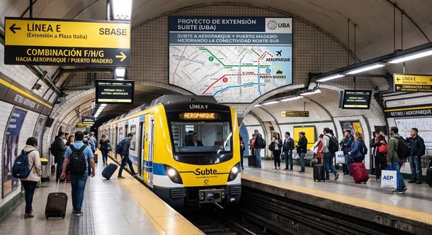 El proyecto de expertos de la UBA para extender el Subte a Aeroparque y Puerto Madero que mejoraría los viajes