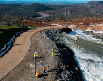 Así está la presa en California