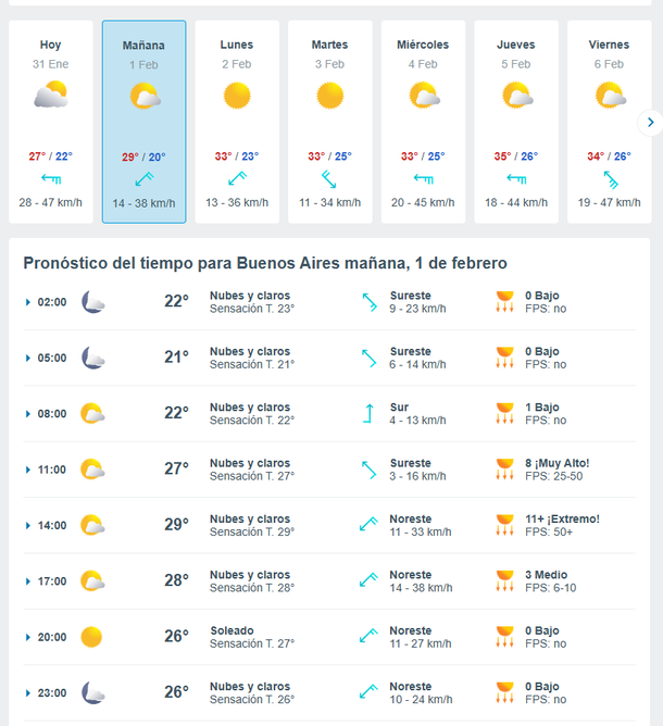 La temperatura bajará con fuerza (Captura) La temperatura bajará con fuerza (Captura)