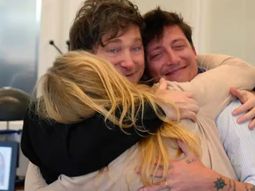 Karina, Javier Milei y Santiago Caputo: familia libertaria.