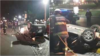 Accidente en Plaza Francia Accidente en Plaza Francia