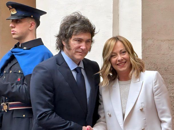 Javier Milei se reunió con la primera ministra de Italia Giorgia Meloni