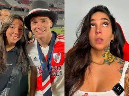 Luciana Milessi activó la cábala con Julián Álvarez Luciana Milessi activó la cábala con Julián Álvarez
